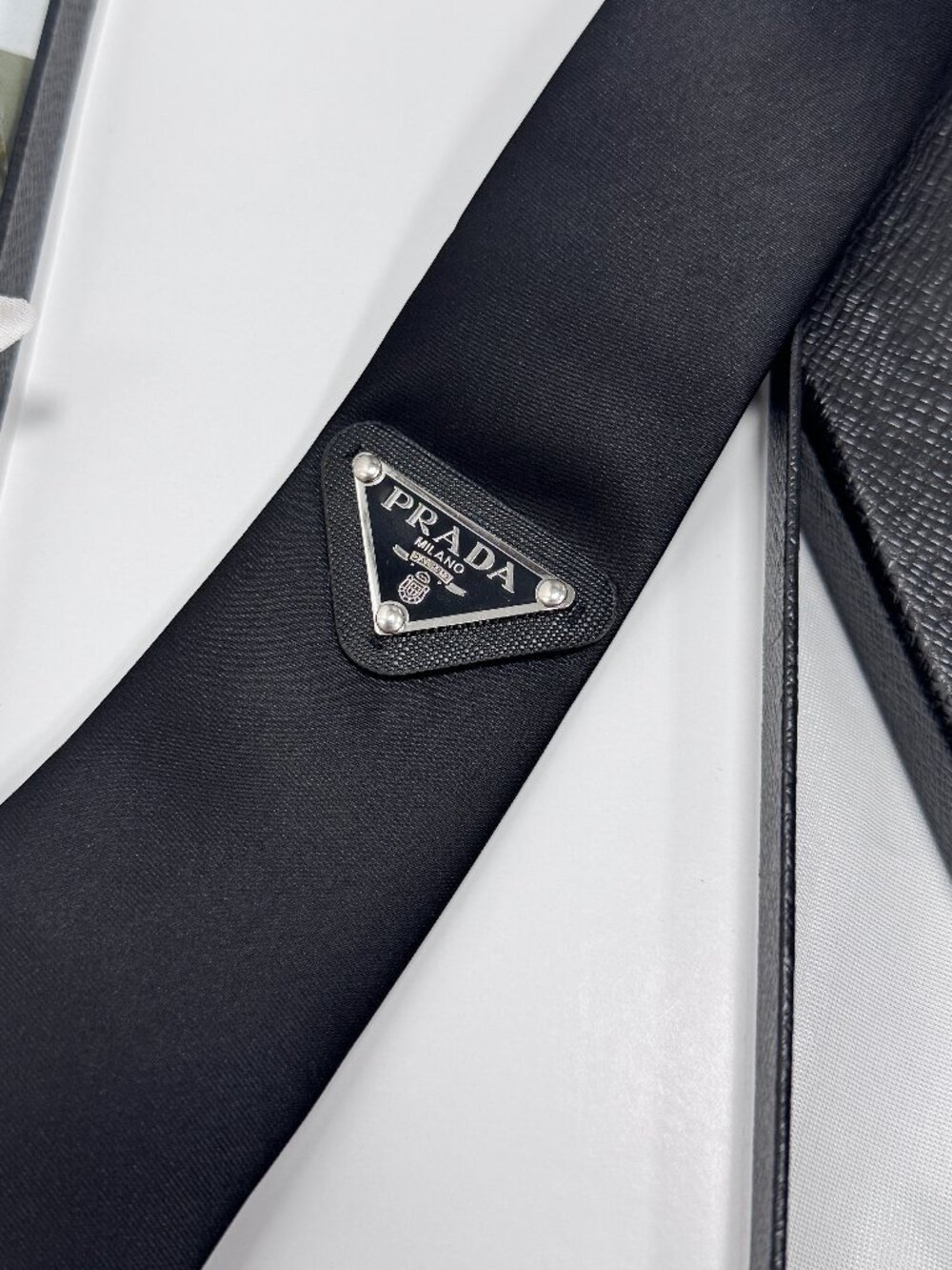 ✨PRADA Black Tie, Unisex Brand New 😎 - Picture 4 of 7